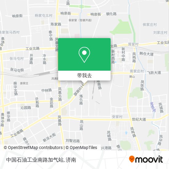 中国石油工业南路加气站地图
