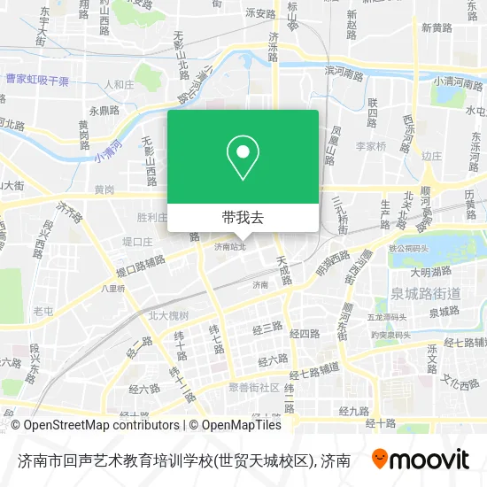 济南市回声艺术教育培训学校(世贸天城校区)地图