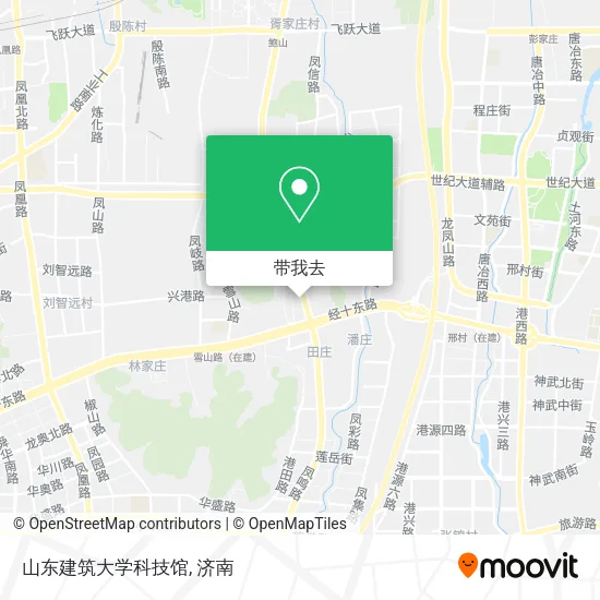 山东建筑大学科技馆地图