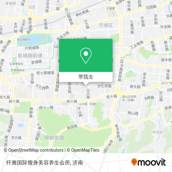 纤雅国际瘦身美容养生会所地图