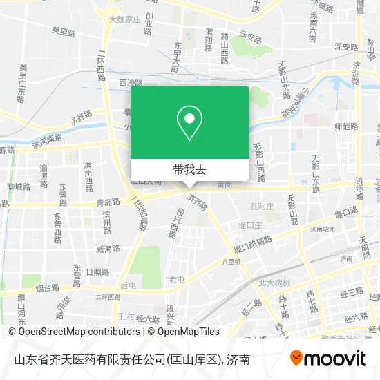 山东省齐天医药有限责任公司(匡山库区)地图