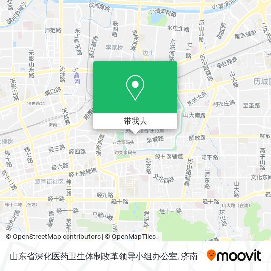 山东省深化医药卫生体制改革领导小组办公室地图