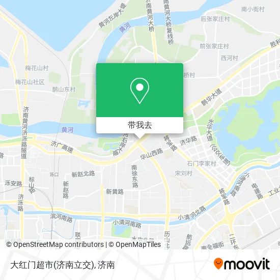 大红门超市(济南立交)地图