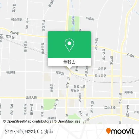 沙县小吃(明水街店)地图