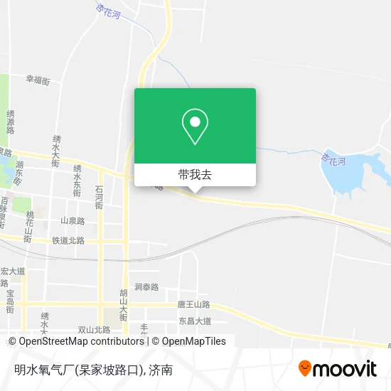 明水氧气厂(杲家坡路口)地图