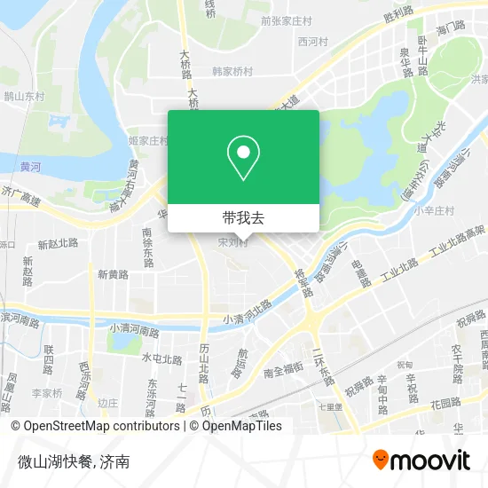 微山湖快餐地图