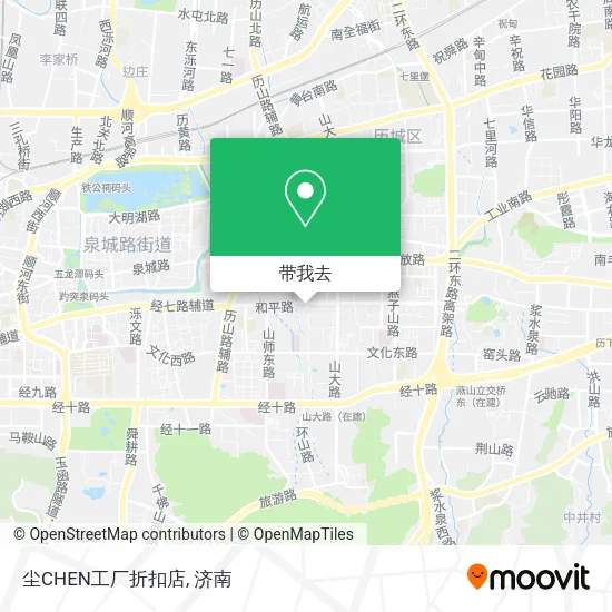 尘CHEN工厂折扣店地图