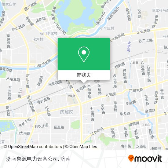 济南鲁源电力设备公司地图