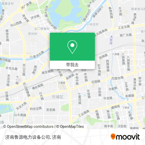 济南鲁源电力设备公司地图