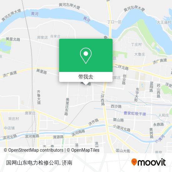 国网山东电力检修公司地图