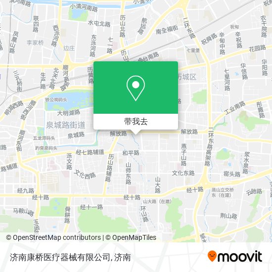 济南康桥医疗器械有限公司地图