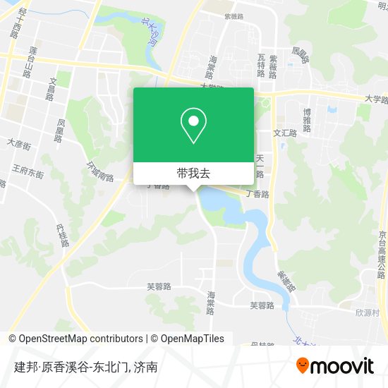 建邦·原香溪谷-东北门地图