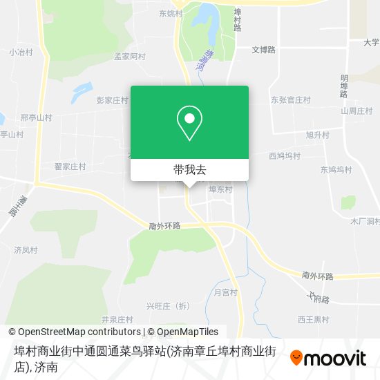 埠村商业街中通圆通菜鸟驿站(济南章丘埠村商业街店)地图