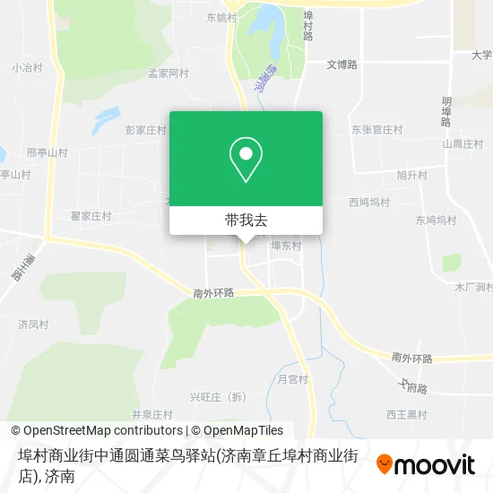 埠村商业街中通圆通菜鸟驿站(济南章丘埠村商业街店)地图
