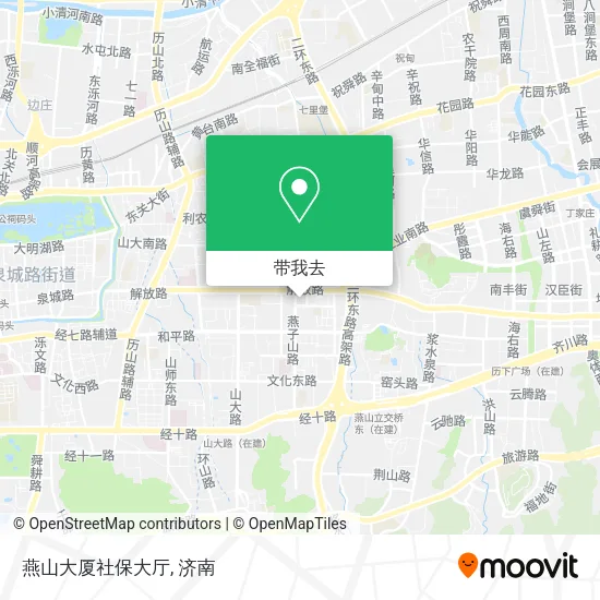 燕山大厦社保大厅地图