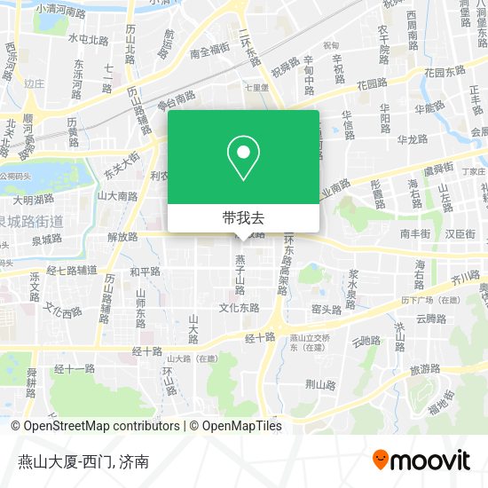 燕山大厦-西门地图