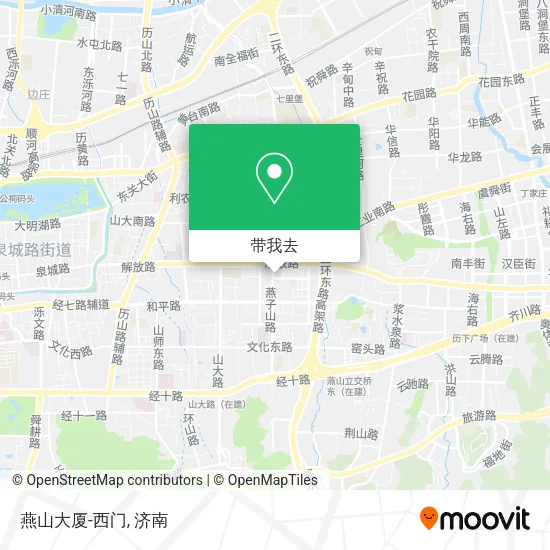 燕山大厦-西门地图