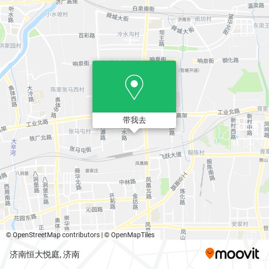 济南恒大悦庭地图