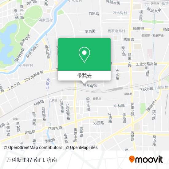 万科新里程-南门地图