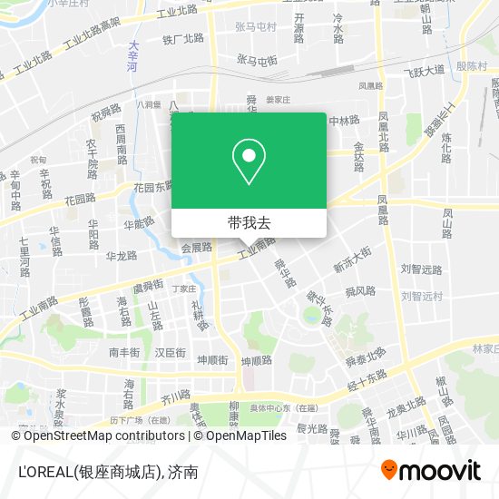 L'OREAL(银座商城店)地图
