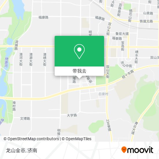 龙山金谷地图