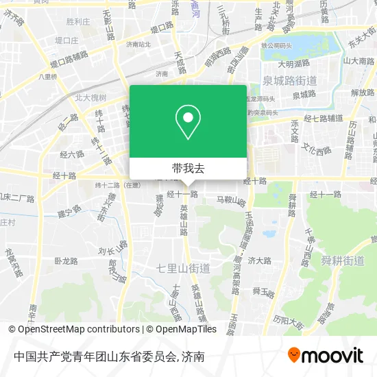 中国共产党青年团山东省委员会地图