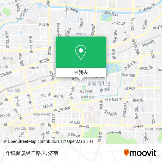华联商厦经二路店地图
