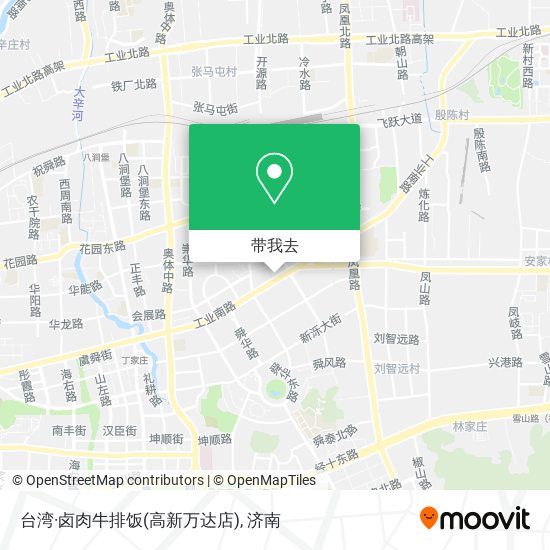 台湾·卤肉牛排饭(高新万达店)地图