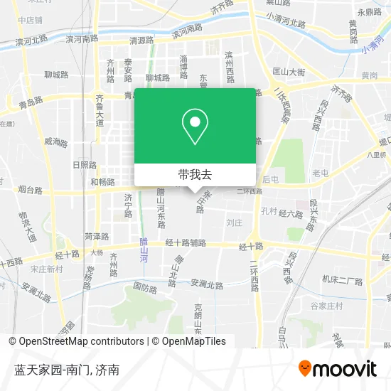 蓝天家园-南门地图