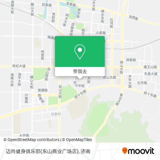 迈尚健身俱乐部(东山商业广场店)地图