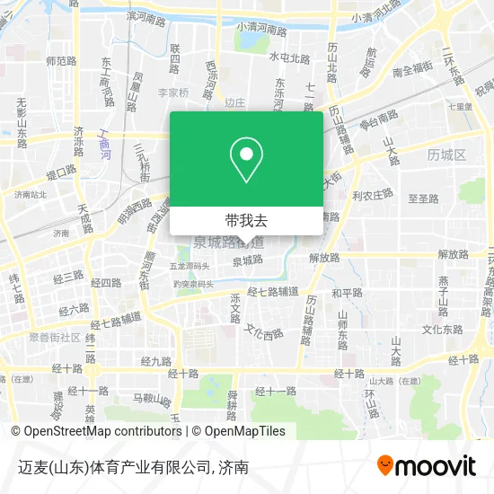 迈麦(山东)体育产业有限公司地图