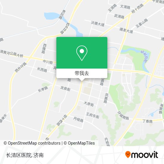 长清区医院地图