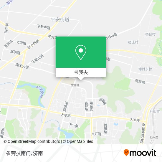 省劳技南门地图
