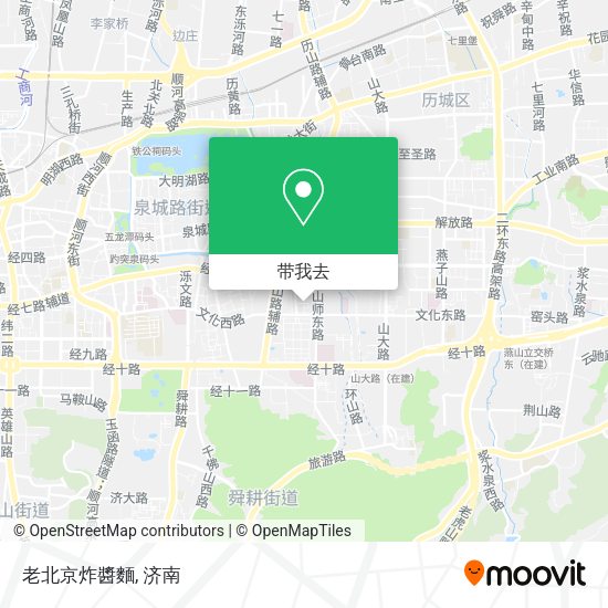 老北京炸醬麵地图