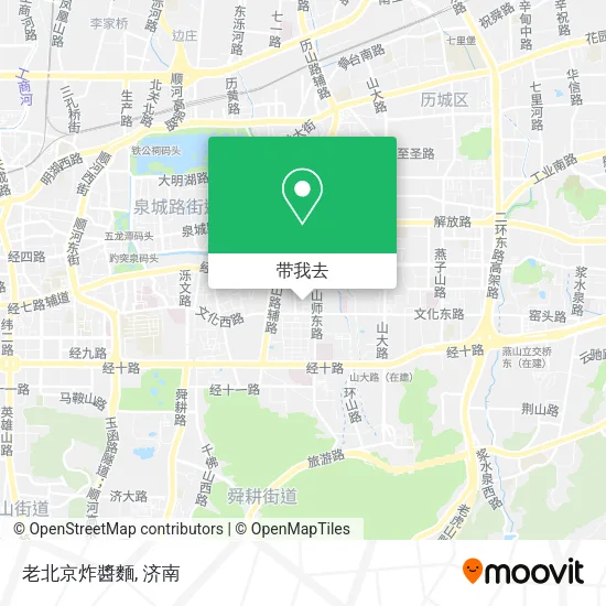 老北京炸醬麵地图