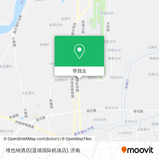 维也纳酒店(遥墙国际机场店)地图