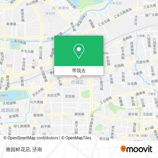 雅园鲜花店地图