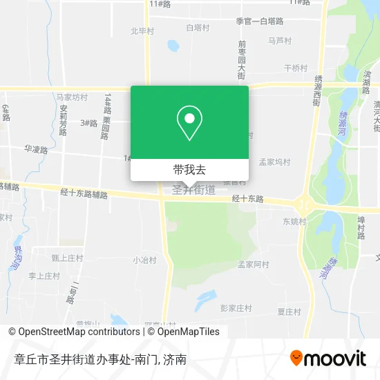 章丘市圣井街道办事处-南门地图