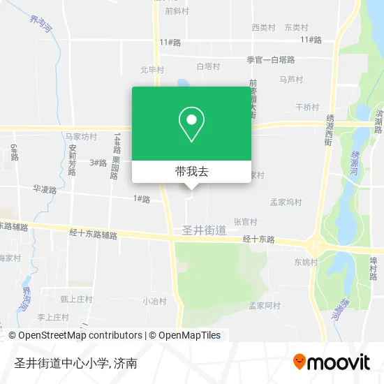 圣井街道中心小学地图
