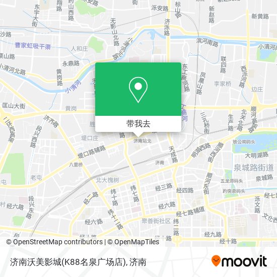 济南沃美影城(K88名泉广场店)地图