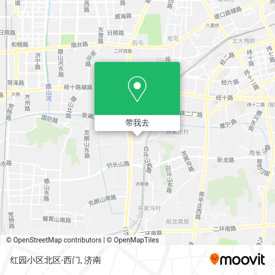 红园小区北区-西门地图