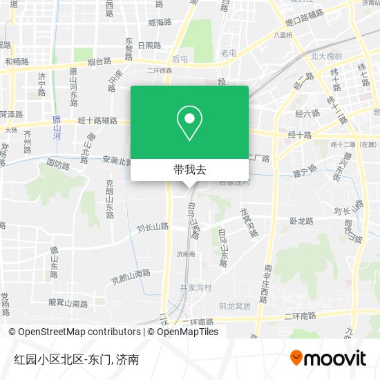 红园小区北区-东门地图