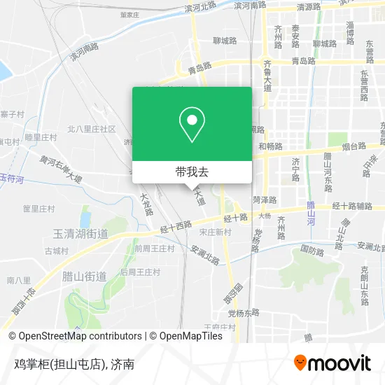 鸡掌柜(担山屯店)地图
