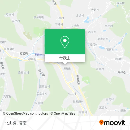 北由角地图