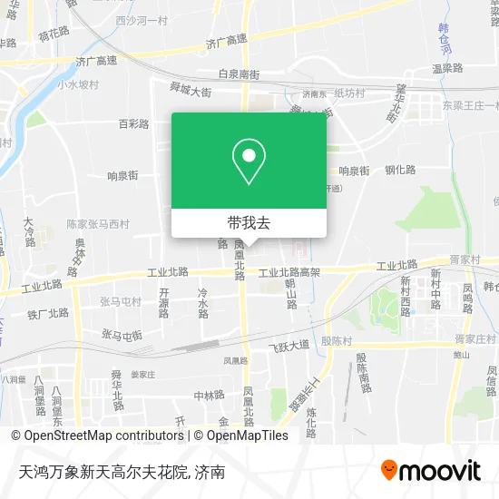 天鸿万象新天高尔夫花院地图