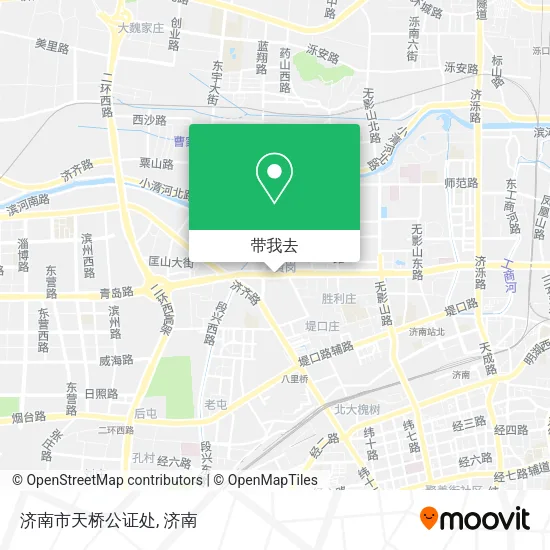 济南市天桥公证处地图