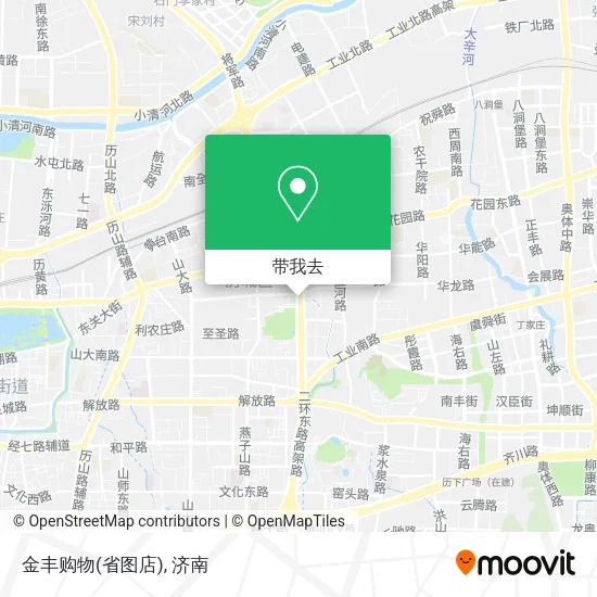 金丰购物(省图店)地图