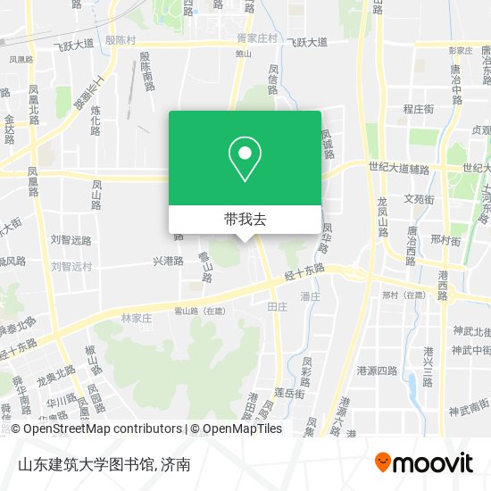 山东建筑大学图书馆地图