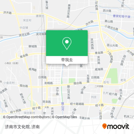 济南市文化馆地图