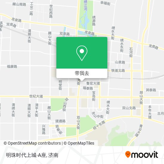 明珠时代上城-A座地图
